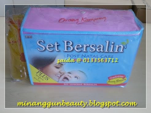 Min Anggun Beauty - Zaida 0133563712: Set Bersalin Orang 