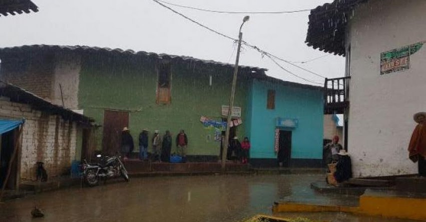 Suspenden clases escolares por lluvias en Cospán - Cajamarca