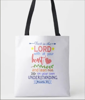 Proverbs 3 5 Tote Bag