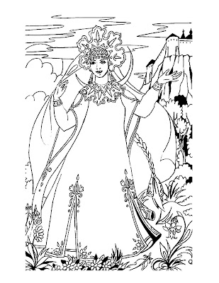 princesses coloring pages to print. And here is a princess in a