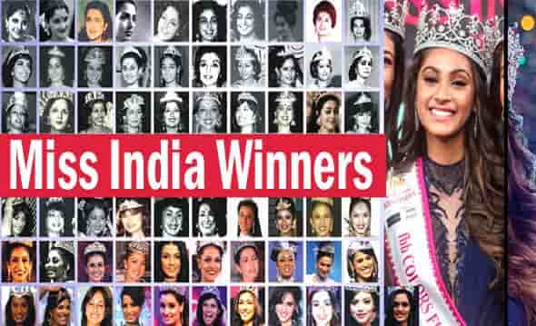 Femina Miss India Winners List from 1964 to 2022