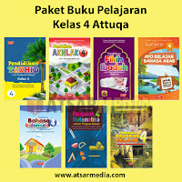 Paket Buku Pelajaran Kelas 4 Attuqa Untuk SD / MI