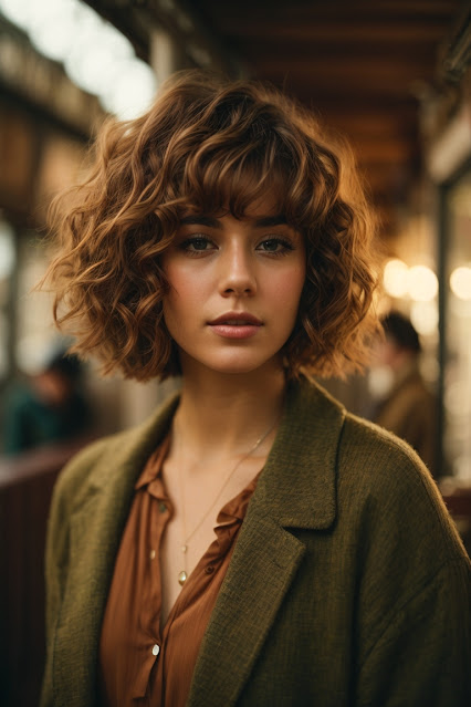 Trendy Haircuts for Semi Curly Hair Female