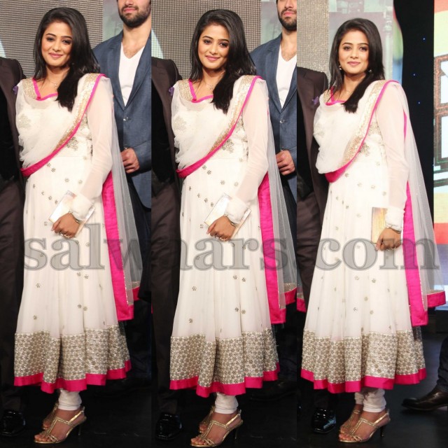 Priyamani Latest Anarkali Patterned Salwar