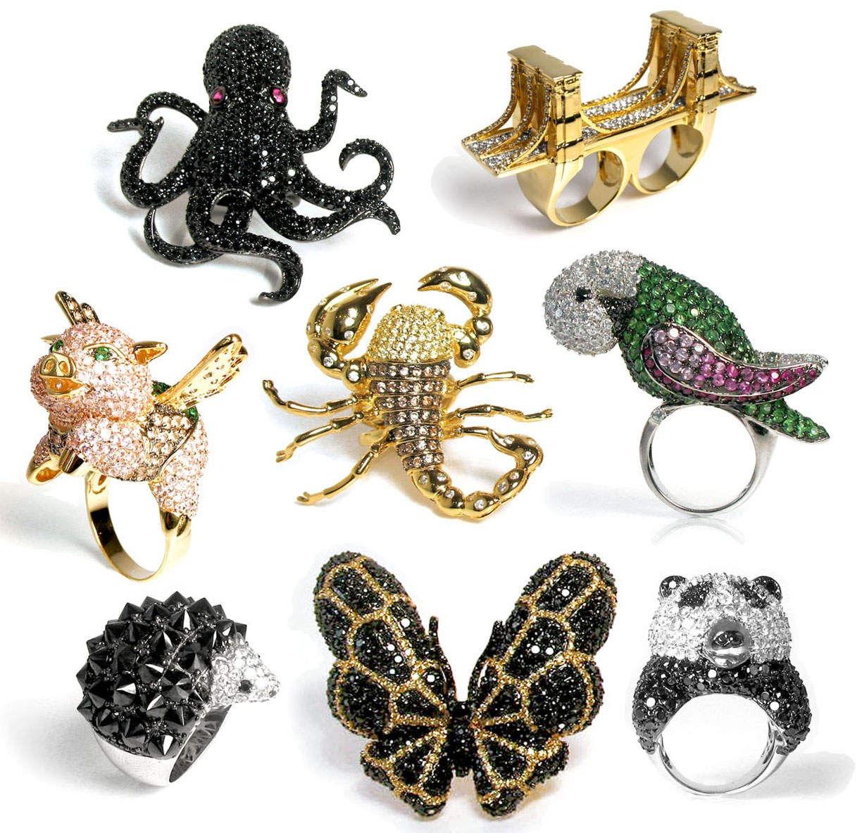Pendants  Charms on Noir Is Known For Their Fantastically Fun And Whimsical Jewelry