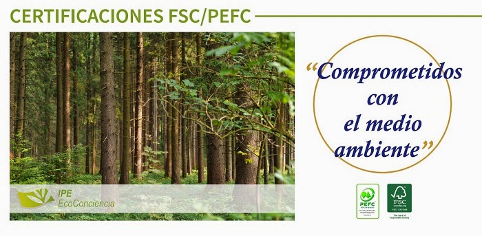 IPE fabricante etiquetas obtiene sellos FSC y PEFC 