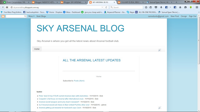 SKYARSENAL BLOG