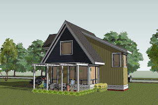 New Modern Cottage House Plan