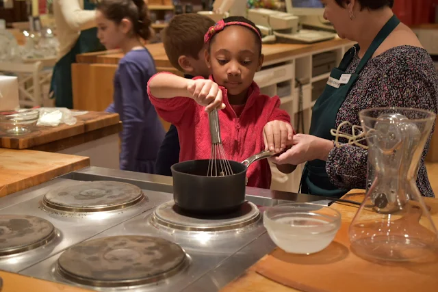 American Girl Cooking Class at Williams-Sonoma and Madeleines Recipe   via  www.productreviewmom.com