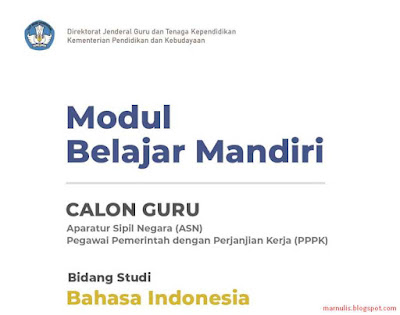 modul pppk 2021 guru bahasa indonesia
