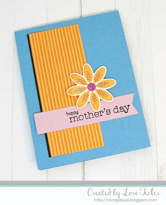 Happy Mother's Day card-designed by Lori Tecler/Inking Aloud-stamps and dies from Reverse Confetti