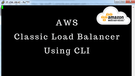 Classic Load Balancer Using AWS CLI