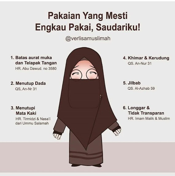 Gambar Wanita Bercadar Dan Kata Kata Mutiara