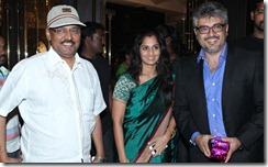 K.Bhagyaraj, Shalini, Ajith at Jyothi Krishna Aishwarya Wedding Reception Stills