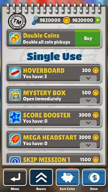 Download Subway surfers unlimited coins and keys hacked apk