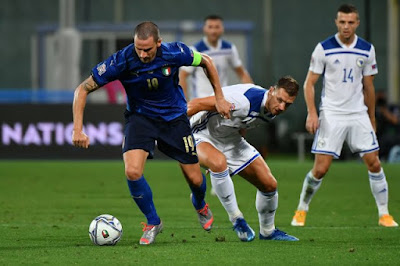 ملخص واهداف مباراة ايطاليا والبوسنة والهرسك (1-1) دوري الأمم الأوروبية