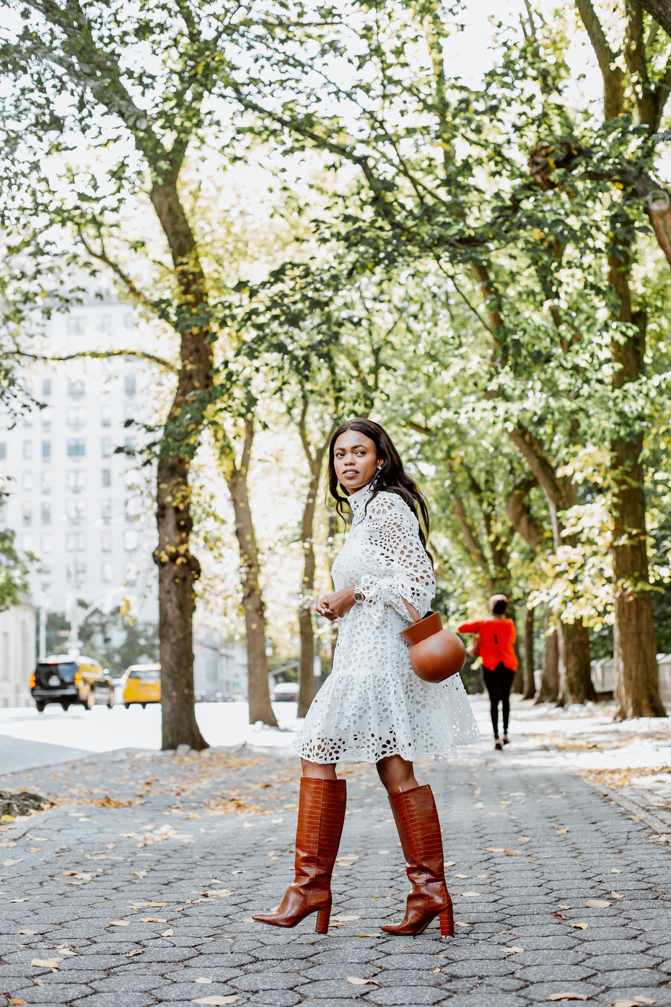 How to style white dresses for Fall