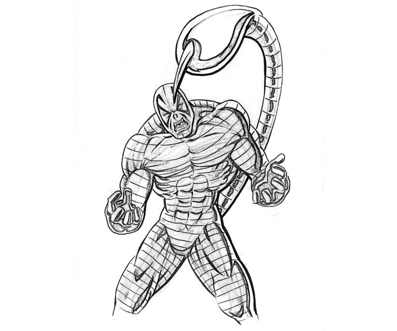 The Amazing Spider Man Scorpion Sketch Yumiko Fujiwara