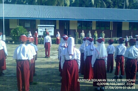 Babinsa Bekawan Motivasi Murid SD Raih Cita-Cita


