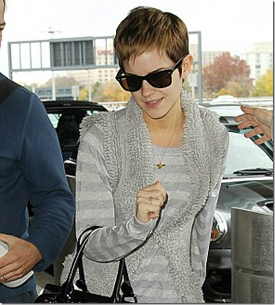 Emma Watson, Bumble Bee Pendant by Alex Monroe
