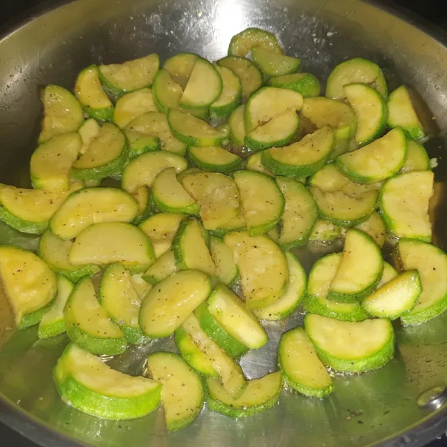 Simple sautéed zucchini side dish