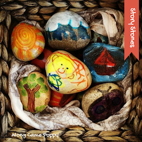 <img src="story stones.png" alt="diy painted storytelling stones in basket">