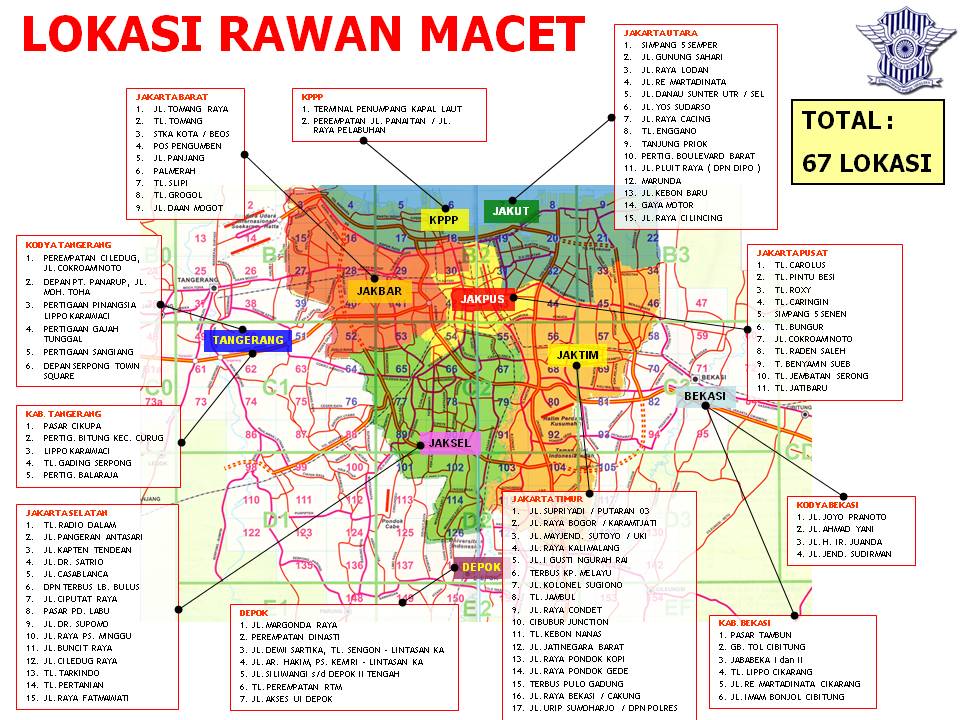  Peta  Kota  Peta  DKI Jakarta 