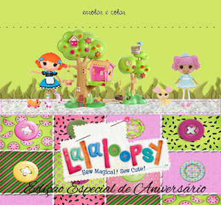 Etiquetas de Lalaloopsy en Verde para imprimir gratis.