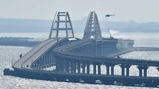 "Declaration of war" Moscow describes the bombing of the Crimean bridge as "terrorism" and Kiev considers it the beginning The Russian Foreign Ministry condemned Ukraine's statements about the Crimean bridge bombing, saying that it was evidence of the "terrorist nature" of Kiev. And Mikhailo Podolyak, an adviser to the Ukrainian president, said that the bombing of the bridge was "the beginning and everything illegal must be destroyed."  Ukraine's Defense Ministry said the destruction of the cruiser Moscow and the Kerch Bridge was a downfall of what it called "two notorious symbols of Russian power in Crimea".  The National Anti-Terrorism Committee of Russia said in a statement: "This morning, a truck exploded in the traffic section of a bridge, causing the fire of seven fuel tanks on a train heading towards the Crimea."  And the Reuters news agency quoted Mikhailo Podolyak, an advisor to the Ukrainian president, as saying that the bombing of the Crimean bridge was "the beginning and everything illegal must be destroyed."  Podolyak added in a tweet on Twitter: "Everything that Russia stole from Ukraine must be restored ... and it must be expelled from all the territories it occupied."   "declaration of war"  In the first Russian response to the incident, State Duma Deputy Speaker Oleg Morozov said in a statement to the Russian Sputnik news agency, "A hidden war is being waged against Russia, and the long-announced terrorist attack on the Crimean bridge is no longer just a challenge, but a declaration of war without rules."  The Russian Foreign Ministry condemned the Ukrainian statements regarding the Crimean Bridge incident, saying that it was evidence of the "terrorist nature" of Kiev.  In this context, the Kremlin announced on Saturday that President Vladimir Putin had instructed the formation of a commission to investigate the circumstances of the Crimean Bridge bombing.  "President Putin instructed the prime minister to form a commission to find out the causes of what happened and to eliminate its effects as soon as possible," Kremlin spokesman Dmitry Peskov told reporters, according to Russian media.  He explained that the committee will also include the heads of Krasnodar and Crimea regions, representatives of the National Guard, the Federal Security Service and the Ministry of the Interior.  The bridge contains sections for trains and cars. The National Anti-Terrorism Committee of Russia determined that the explosion and fire led to the collapse of two sections of one of the two links of the automobile bridge, while another link remained intact.  And in 2018, Russian President Vladimir Putin opened the bridge after the 2014 annexation of Crimea from Ukraine, which led to sanctions against Russia and a deterioration in relations with the West.  In September Russia announced the annexation of Donetsk, Lugansk, Kherson and Zaporozhye provinces after referendums that Kyiv and the West say were held at gunpoint.