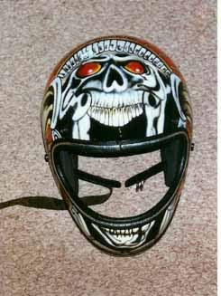 2012 Custom Airbrush Helmet 2