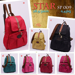 Jual Online Tas Ransel Parasut Wanita Murah Model Baru - Star LC SP 009