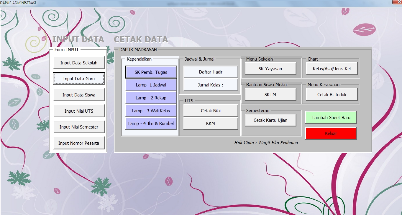 DOWNLOAD APLIKASI ADMINISTRASI SEKOLAH LENGKAP | YM BLOGGER