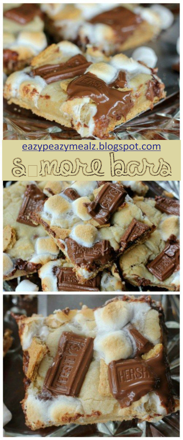 ‘What has the delicious combination of rich milk chocolate bar chunks, bits of graham cracker and melty, toasted gooey marshmallows baked in cookie dough with a graham cracker crust as well