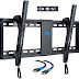 Mounting Dream MD2268-LK Tilt TV Wall Mount Bracket For Most of 37-70 Inches TVs with VESA 200x100 To 600x400mm and Loading Capacity 132 lbs, Fits 16", 18", 24" Studs