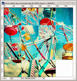 Merubah Foto Menjadi Sebuah Slide Puzzle Dengan Photoshop