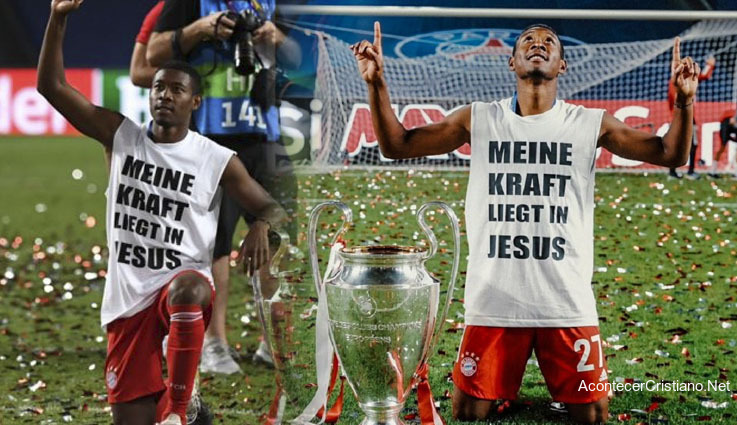 David Alaba muestra mensaje cristiano