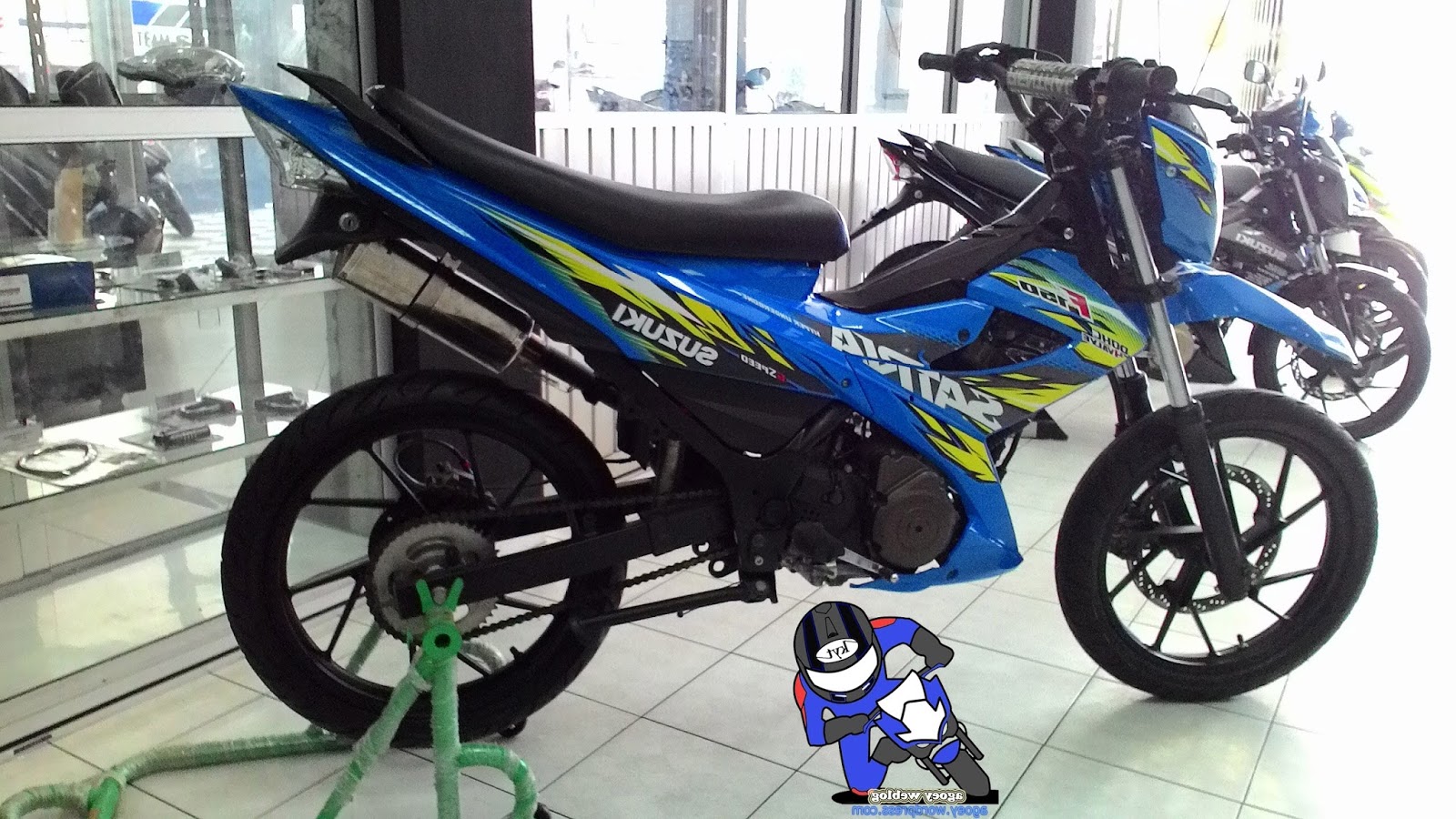 Foto Modifikasi  Motor  Suzuki Satria  Fu Terkeren Dan 