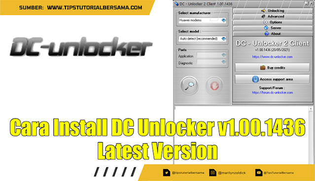 Cara Install DC Unlocker v1.00.1436 Latest Version