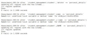 ITechShree: Hbase alter command to add and delete column family