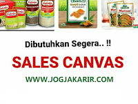 Lowongan Kerja Sales Canvas untuk Area Yogyakarta