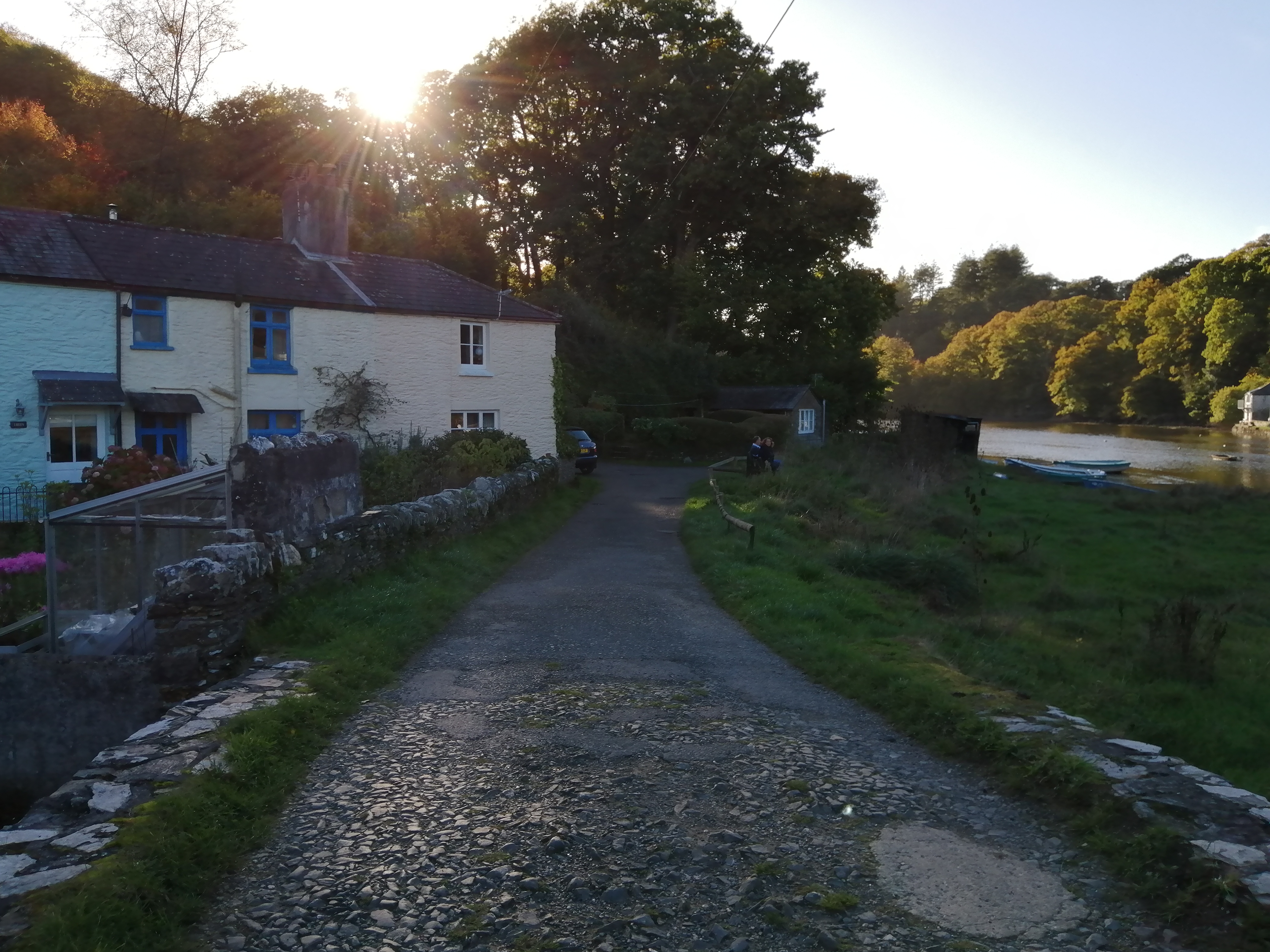 Last light in Lerryn by Emma Julian