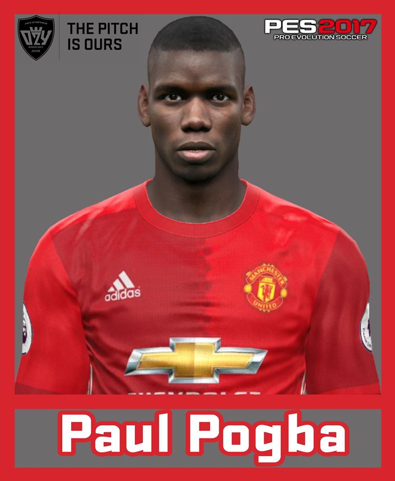 Pes-modif: PES 2017 Paul Pogba Face by Ozy_96 PESMOD