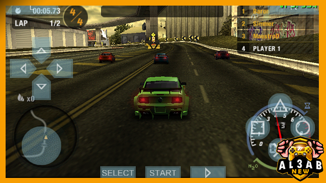 تحميل لعبة السباق نيد فور سبيد Need for Speed Most Wanted PSP للاندرويد PPSSPP بصيغة iso بحجم صغير من ميديا فاير