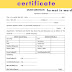 Cash salary certificate format in word