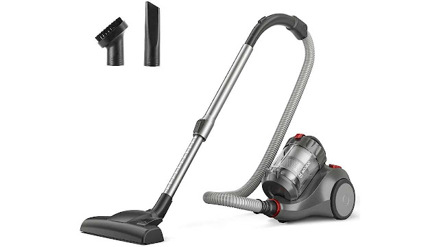 MOOSOO Bagless Canister Vacuum Cleaner