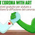 Fight Corona with Art |  illustrazioni gratuite per aiutare a combattere la diffusione del coronavirus