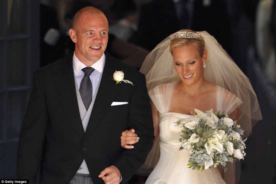 The wedding ceremony of Zara Phillips and Mike Tindall took place at a small