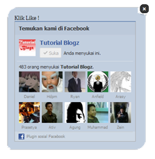 Cara Membuat Like Fanpage Facebook Melayang Keren