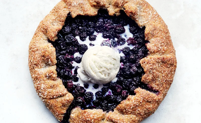 Blueberry-Pecan Galette