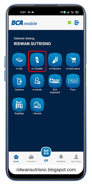 Cara Tranfer BCA ke bank lain